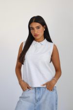 ⁦גופיה צווארון פולו⁩ – תמונה ⁦5⁩