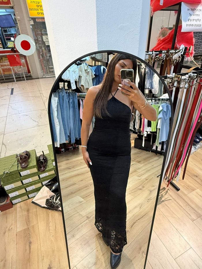 ⁦שמלת תחרה קולר⁩ – תמונה ⁦2⁩