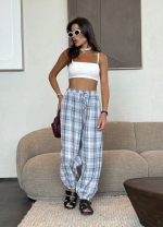⁦מכנס משבצות⁩ – תמונה ⁦5⁩