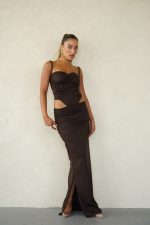 ⁦חליפת חצאית צמה⁩ – תמונה ⁦3⁩