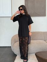 ⁦שמלת תחרה חצאית⁩ – תמונה ⁦3⁩
