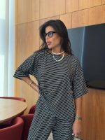 ⁦חליפת אוברסייז פסים⁩ – תמונה ⁦8⁩