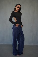 ⁦בגד גוף גב פתוח אבזם⁩ – תמונה ⁦3⁩