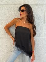 ⁦סטרפלס סאטן אלכסון⁩ – תמונה ⁦6⁩