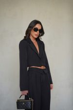 ⁦חליפת קרופ מכנס קיפול⁩ – תמונה ⁦7⁩