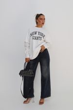 חולצת כיתוב שרוול כפול – תמונה 5