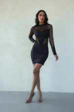 שמלה שילוב רזיל – תמונה 3