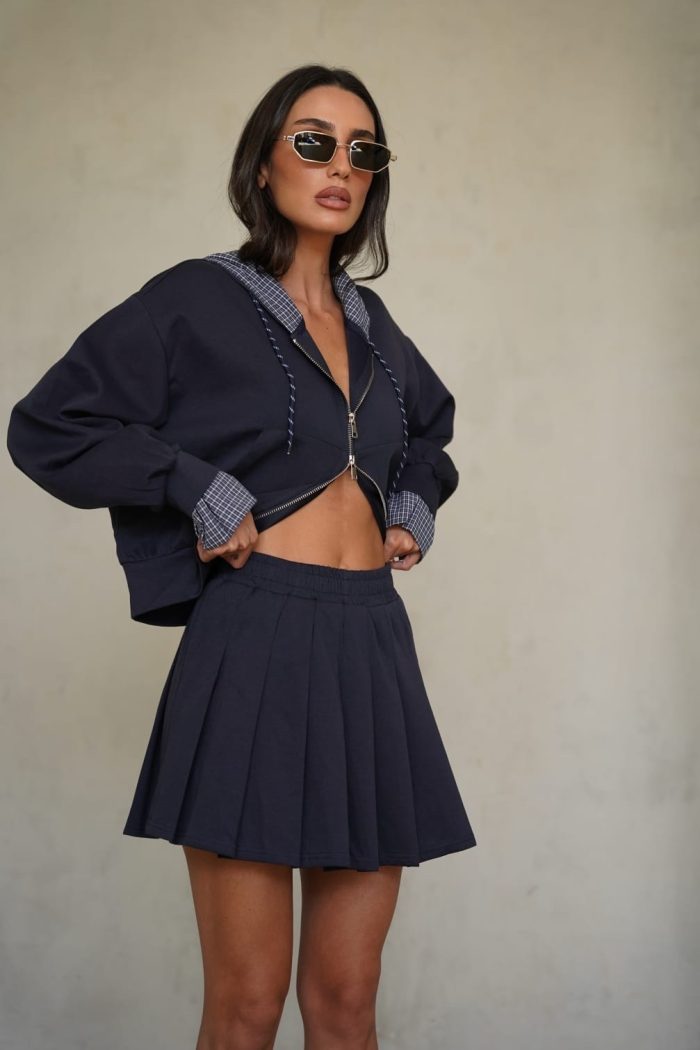 ⁦חליפת חצאית קפוצ׳ון⁩ – תמונה ⁦3⁩