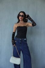 בגד גוף שרוול תחרה – תמונה 5