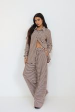 ⁦חליפת מכופתרת פסים⁩ – תמונה ⁦6⁩