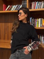 חולצת שרוול משבצות – תמונה 2