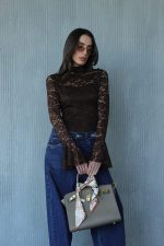 בגד גוף תחרה גב פתוח – תמונה 5