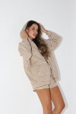 חליפת קפוצ׳ון פסים שורט – תמונה 10