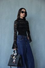 בגד גוף תחרה גב פתוח – תמונה 12