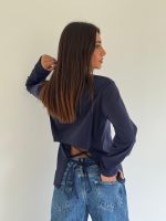 ⁦חולצת קשירה בגב⁩ – תמונה ⁦4⁩