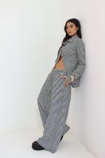 ⁦חליפת מכופתרת פסים⁩ – תמונה ⁦19⁩