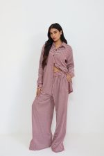 ⁦חליפת מכופתרת פסים⁩ – תמונה ⁦3⁩