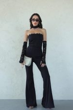 ⁦אוברול קולר תחרה⁩ – תמונה ⁦3⁩