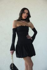 שמלת בלון קולר