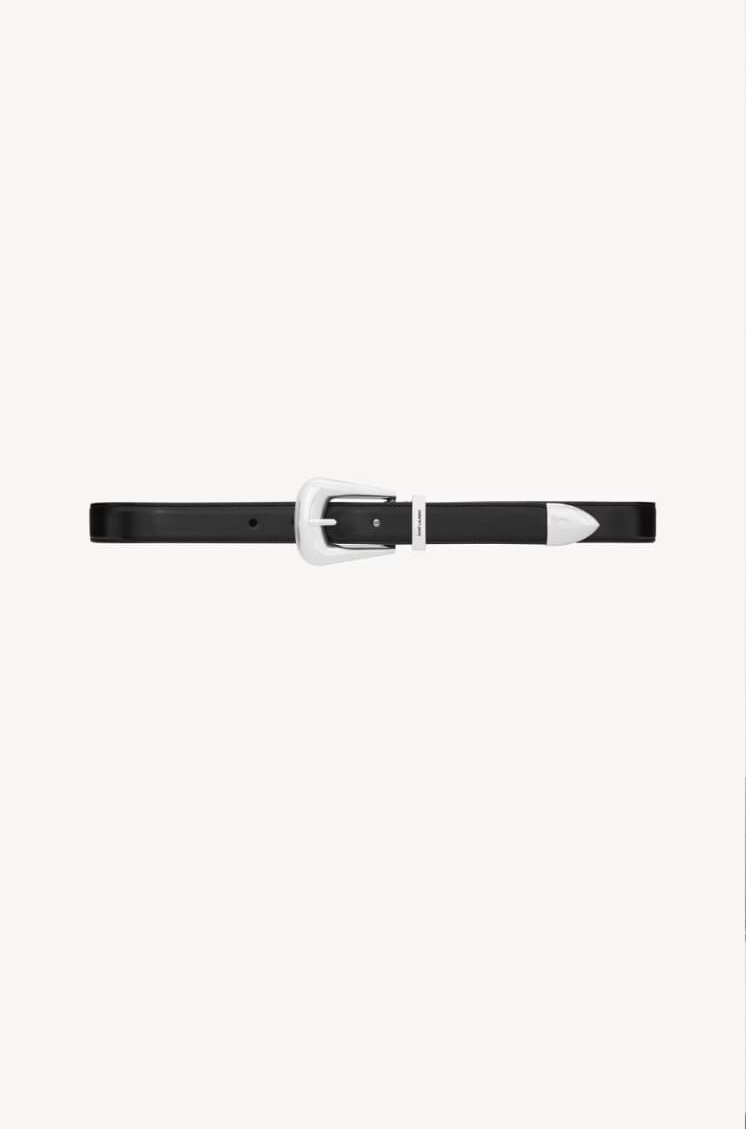 f6226531-51ef-44df-9cf3-f38d088833c0 חגורת ysl אבזם כסף – תמונה 2