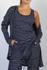 ⁦חליפת 3 חלקים פסים⁩ – תמונה ⁦2⁩