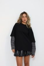 חולצת שרוול משבצות – תמונה 5