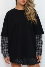 חולצת שרוול משבצות – תמונה 9