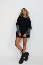 חולצת שרוול משבצות – תמונה 12