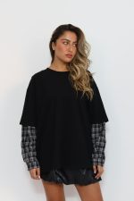 חולצת שרוול משבצות – תמונה 13