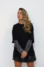 חולצת שרוול משבצות – תמונה 15