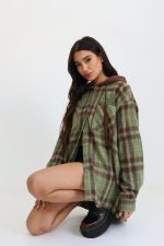 ⁦קפוצ׳ון פלנל משבצות⁩ – תמונה ⁦11⁩