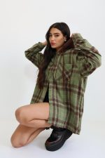 ⁦קפוצ׳ון פלנל משבצות⁩ – תמונה ⁦6⁩