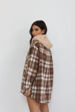 ⁦קפוצ׳ון פלנל משבצות⁩ – תמונה ⁦3⁩