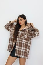 ⁦קפוצ׳ון פלנל משבצות⁩ – תמונה ⁦4⁩