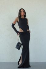 ⁦חליפת בגד גוף חצאית⁩ – תמונה ⁦5⁩