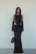 ⁦חליפת בגד גוף חצאית⁩ – תמונה ⁦3⁩