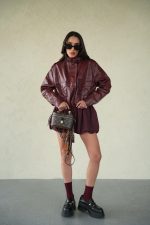 ⁦ג׳קט עור בומבר⁩ – תמונה ⁦9⁩