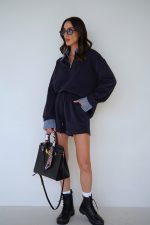 ⁦חליפת שורט צווארון ג׳ינס⁩ – תמונה ⁦11⁩