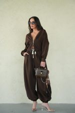 ⁦חליפת קפוצ׳ון שרוך לבן⁩ – תמונה ⁦3⁩