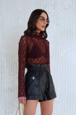 ⁦חולצת גולף תחרה⁩ – תמונה ⁦11⁩