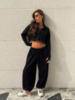 ⁦חליפת בטן צווארון⁩ – תמונה ⁦3⁩