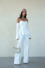 ⁦חליפת סטרפלס מחטבת⁩ – תמונה ⁦8⁩