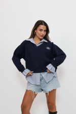 ⁦חולצה צווארון משבצות⁩ – תמונה ⁦5⁩