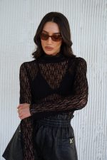 ⁦חולצת גולף תחרה⁩ – תמונה ⁦6⁩