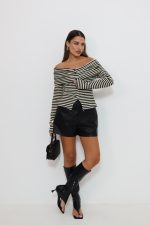 ⁦חולצת ריטה פסים⁩ – תמונה ⁦6⁩