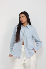 ⁦חולצת ג׳ינס⁩ – תמונה ⁦11⁩