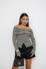 ⁦חולצת ריטה פסים⁩ – תמונה ⁦8⁩