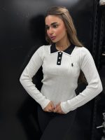 ⁦סריג פולו צווארון כפתורים⁩ – תמונה ⁦4⁩