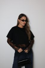 ⁦חולצה שילוב תחרה⁩ – תמונה ⁦4⁩