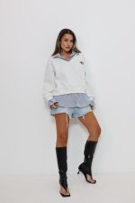 חולצה צווארון משבצות